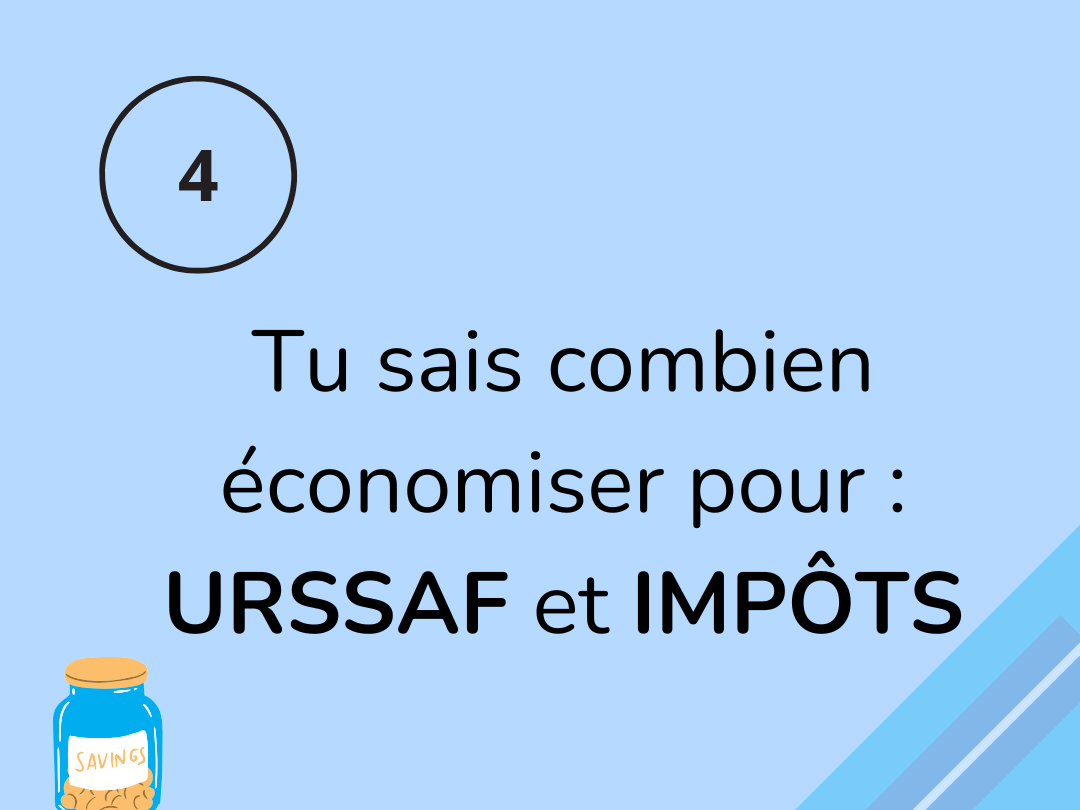 Capture d’écran : anticipation des charges